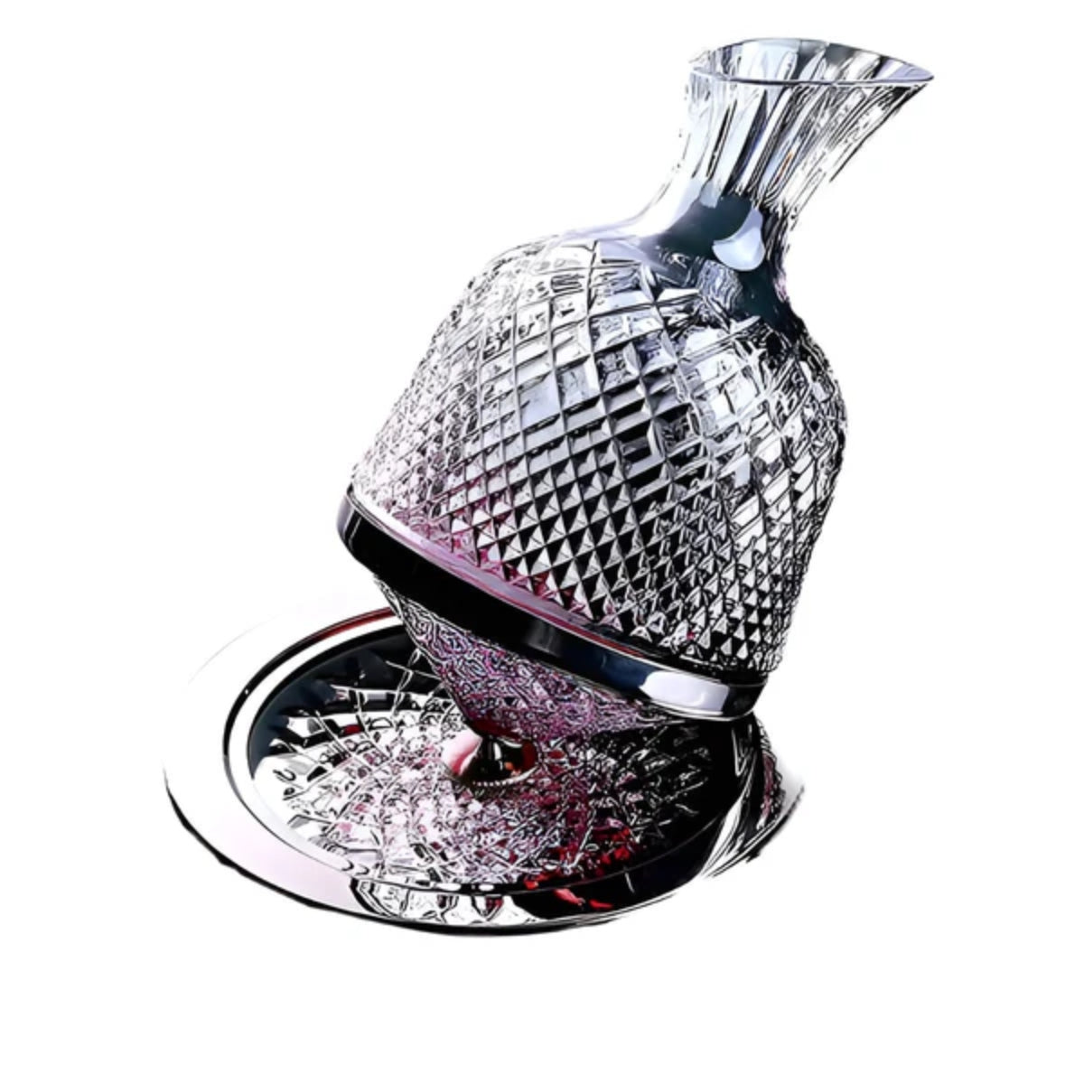 1,5 L 360° drehbarer Dekanter aus Kristallglas