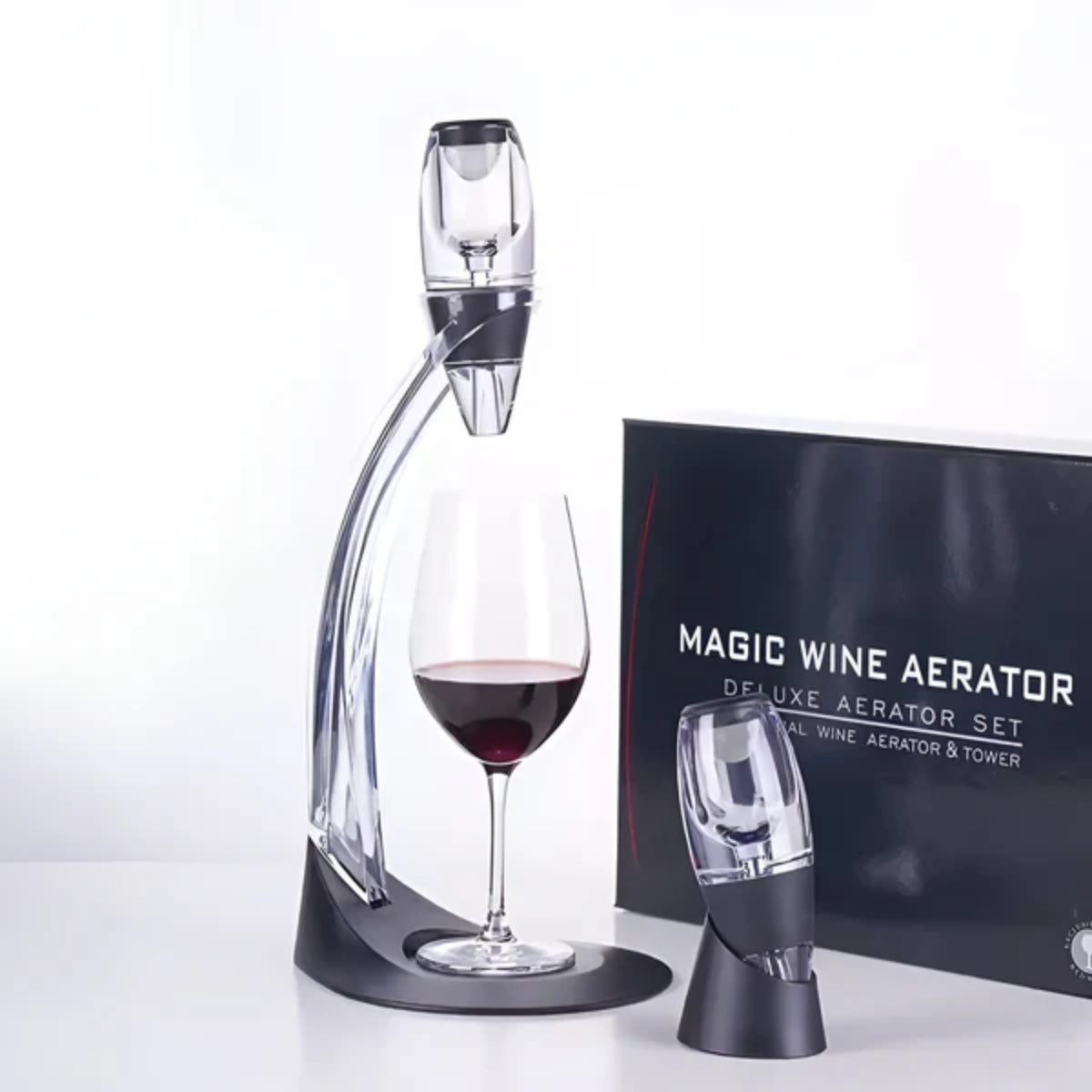Tischfeuerstelle Tragbarer Alkoholkamin mit Glas
