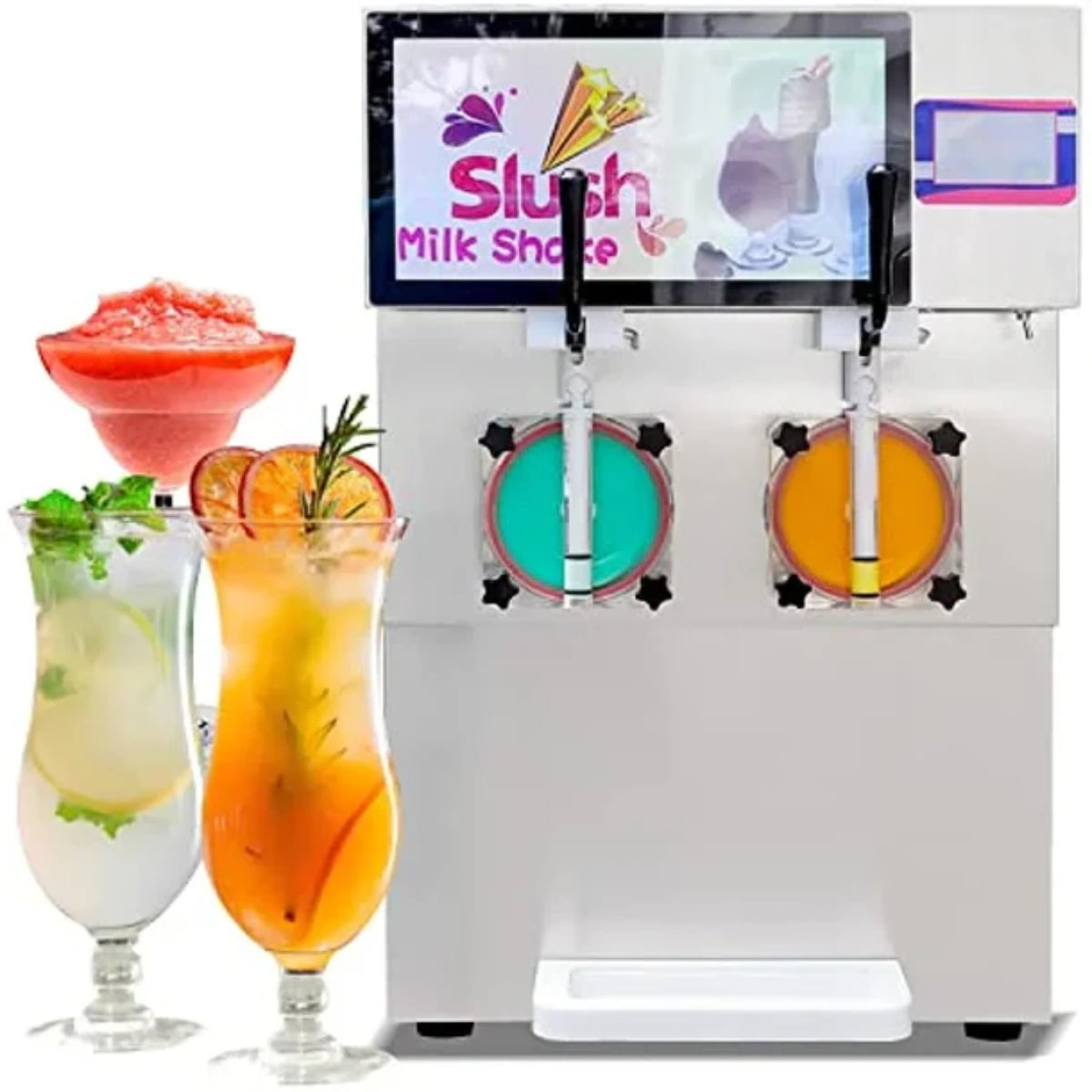 drinc Doppelbehälter Slush- und Milchshake-Maschine