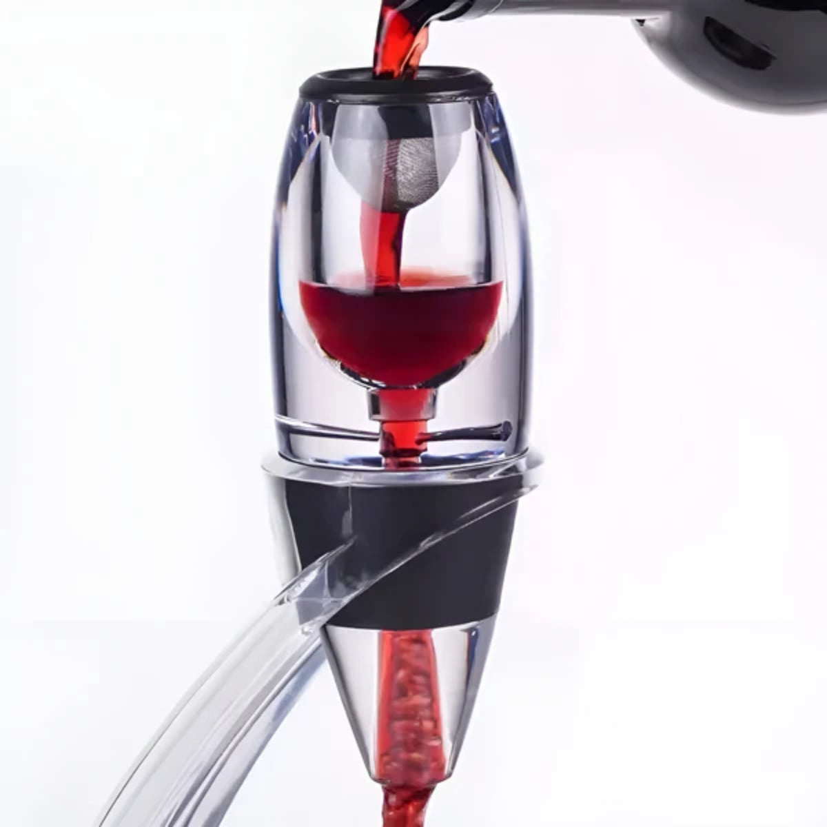 Tischfeuerstelle Tragbarer Alkoholkamin mit Glas