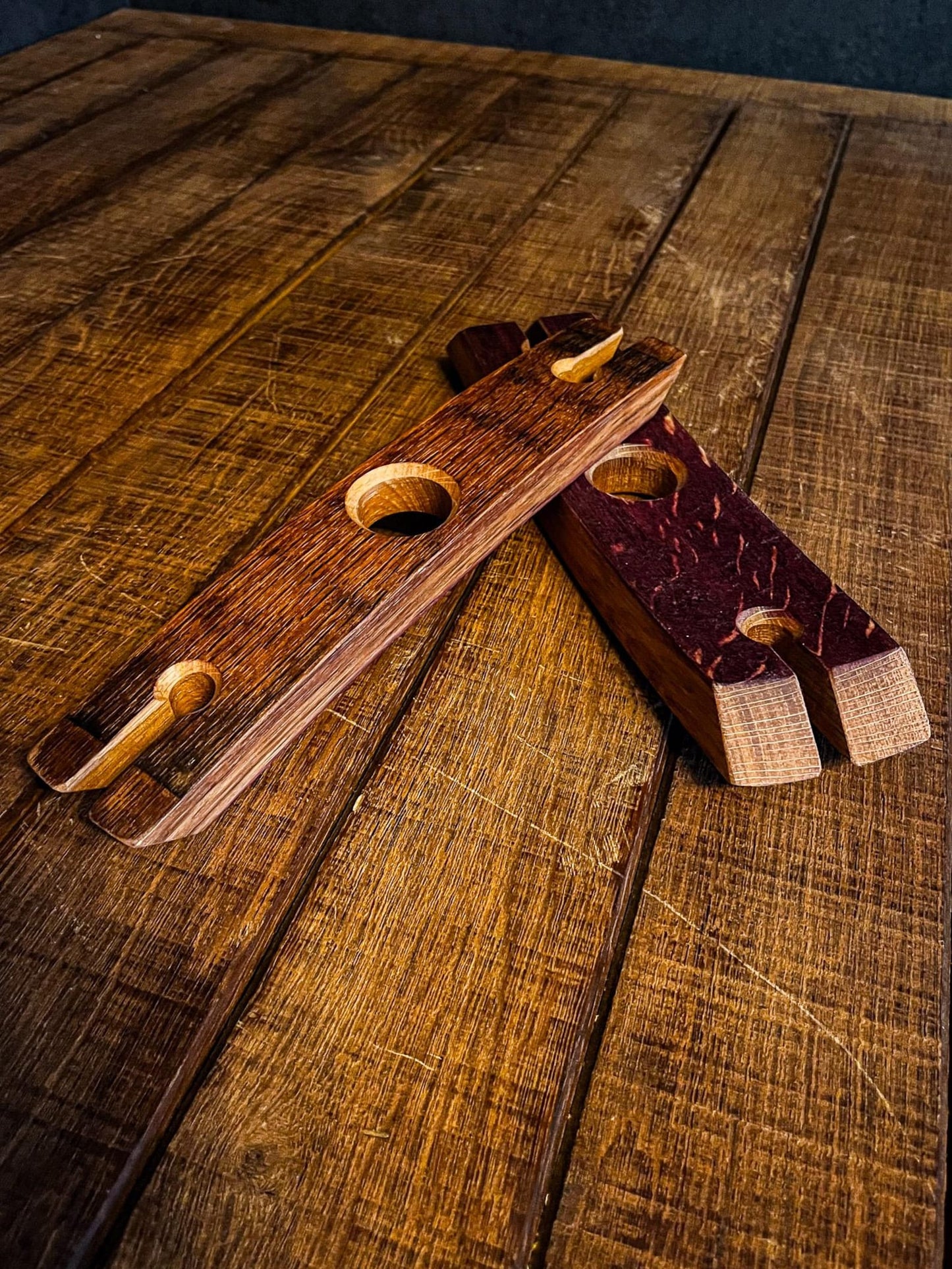 Weinbutler Und Weinflaschenhalter Holz Weinglashalter Rotwein