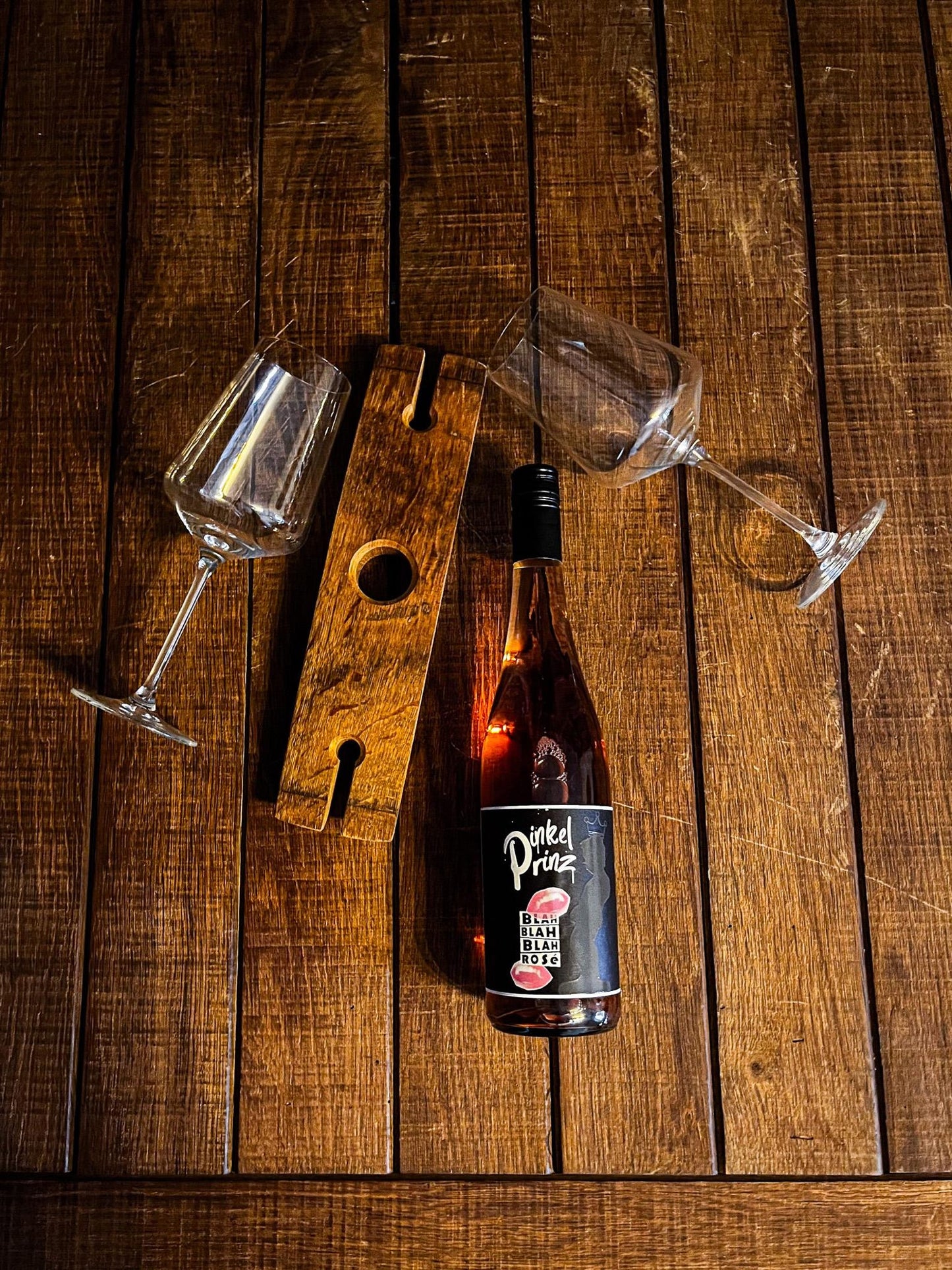 Weinbutler Und Weinflaschenhalter Holz Weinglashalter Rotwein