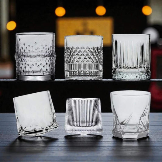 Whisky Tumbler: Old Fashioned Cocktailglas für Bourbon Scotch Hausbar