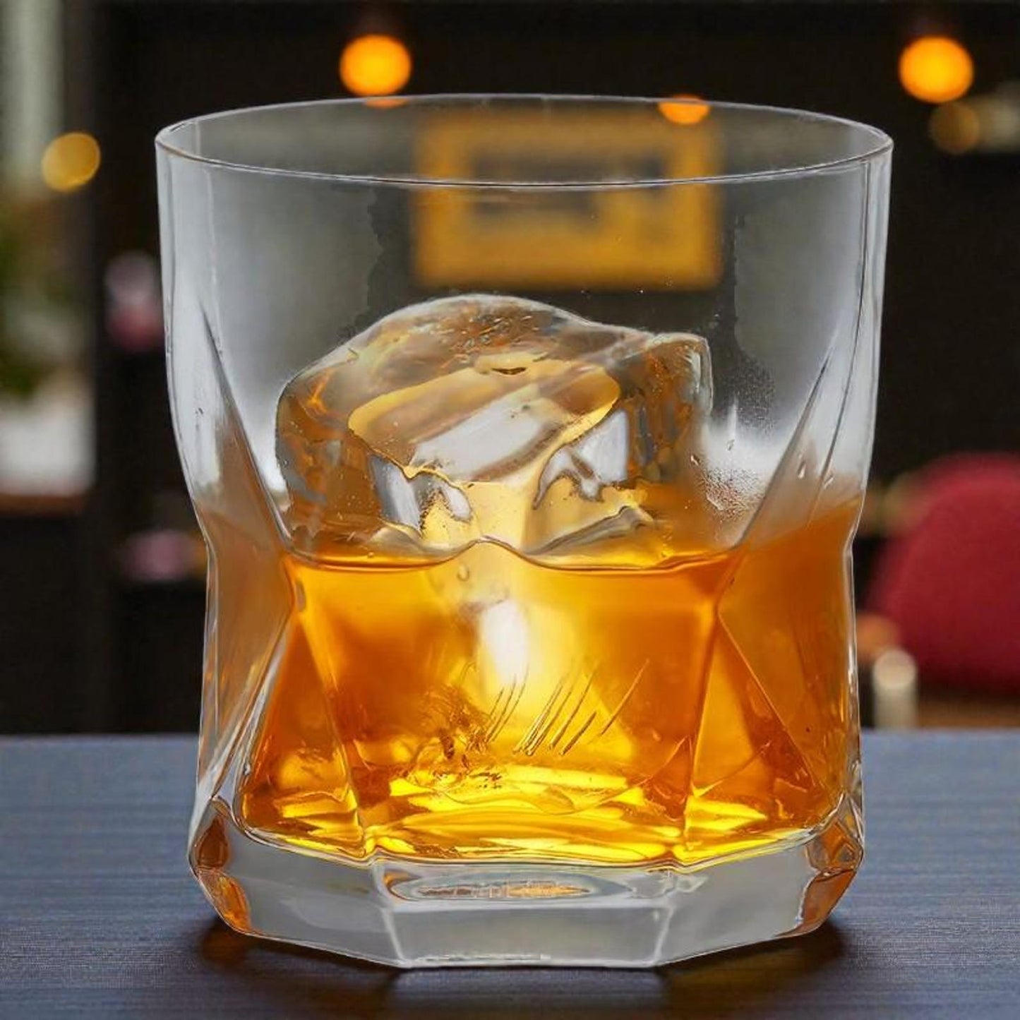 Whisky Tumbler: Old Fashioned Cocktailglas für Bourbon Scotch Hausbar